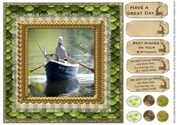 GONE FISHING 6 BIRTHDAY AND OTHER SENTIMENTS