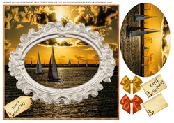 SUNSET SAILING - UNISEX & CHOICE OF SENTIMENTS