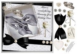 WEDDING VOW RENEWAL MONOCHROME 