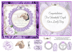 LILAC WEDDING FULL 6x6 CARD CONCEPT SHEET