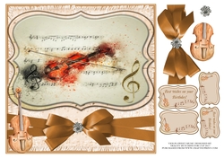 VIOLIN SWEET MUSIC BIRTHDAY UNISEX