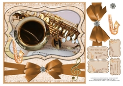 SAXOPHONE SWEET MUSIC BIRTHDAY UNISEX