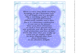 CHRISTMAS WISHES BOY INSERT / TOPPER 8X8