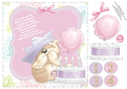 BIRTHDAY GIRL GREAT VERSE, AGES 1,2,3 & 4