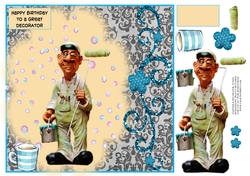 PAINTER & DECORATOR BIRTHDAY FUNNY