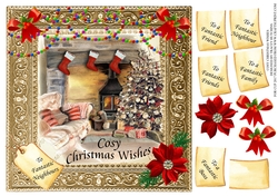 COSY CHRISTMAS WISHES - FRIEND/S NEIGHBOUR/S FAMILY BOSS ETC
