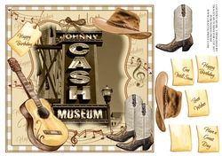 COUNTRY MUSIC 3 UNISEX JOHNNY CASH