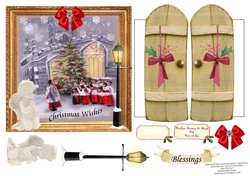 THROUGH THE GARDEN GATES CHRISTMAS BLESSINGS UNISEX 6x6 CHORISTER