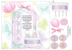 BIRTHDAY BUTTERFLIES CUTE VERSE TOO