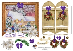 6x6 THROUGH GARDEN GATES CHRISTMAS COTTAGES