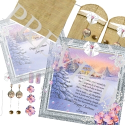 8x8 CHRISTMAS THROUGH THE GATES DAUGHTER MINI KIT