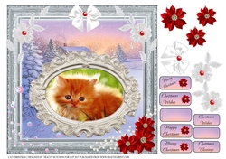 CHRISTMAS GINGER KITTEN