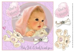 NEW BABY GIRL SHES HERE - ITS LOVELY TO MEET YOU