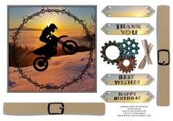 BARBED WIRE MOTOR CROSS 6X6 MULTI SENTIMENT