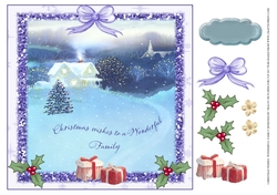 CHRISTMAS WISHES WONDERFUL FAMILY
