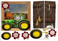 THROUGH THE BARN DOORS  MULTI USE 6x6 HARVEST TIME FARMER