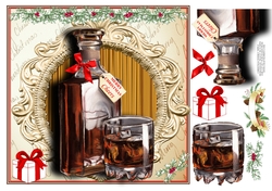 CHRISTMAS WHISKY SCOTCH BOURBON TIPPLE 