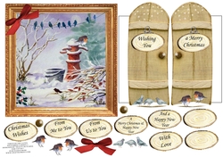 THROUGH THE GARDEN GATES CHRISTMAS 6x6 GARDEN BIRDS 2