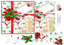 6x6 MINES A PINT MALE CHRISTMAS CARD FRONT