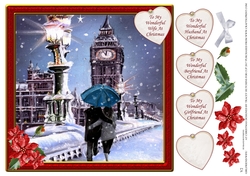 HUSBAND BOYFRIEND WIFE GIRLFRIEND CHRISTMAS 8X8