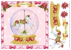 FIRST CHRISTMAS WISHES 8X8 GIRL