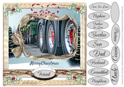 MALE RELATIVES CHRISTMAS HGV LORRY