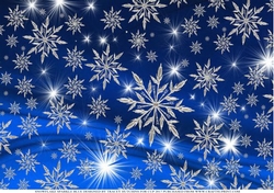 SNOWFLAKE SPARKLE BLUE