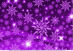 SNOWFLAKE SPARKLE PURPLE