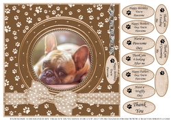 FRENCH BULLDOG TERRIER THANK YOU AND VARIOUS OTHER SENTIMENTS