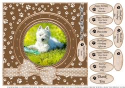 WESTIE TERRIER 1 THANK YOU AND VARIOUS OTHER SENTIMENTS 