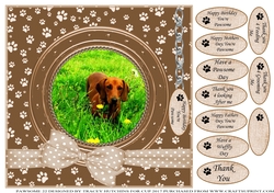 DACHSUND THANK YOU AND VARIOUS OTHER SENTIMENTS