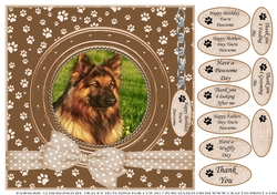 GERMAN SHEPHERD THANK YOU AND VARIOUS OTHER SENTIMENTS