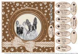 FRENCH BULLDOG 2 THANK YOU AND VARIOUS OTHER SENTIMENTS