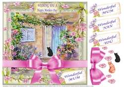 WISHING YOU A HAPPY MOTHERS DAY 7 with cats - MUM - NAN