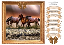 RUNNING HORSES MULTI SENTIMENTS