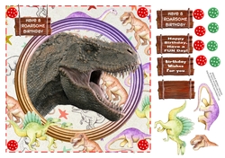 DINOSAUR BIRTHDAY 2 MULTI SENTIMENTS