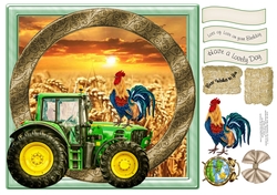 TOP OF THE MORNING TO YOU FARMING THEMED SHEET 2