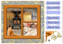 THERES NO PLACE LIKE HOME MULTI SENTIMENT GINGER CAT