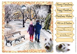 WALKIES PORTRAIT WESTIE & COUPLE