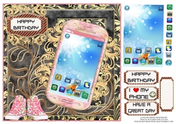 I LOVE MY PHONE PINK