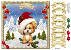 CUTSIE CHRISTMAS PUPPY