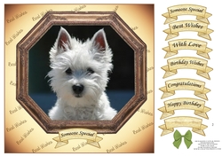 HEXAGON CATS & DOGS WESTIE