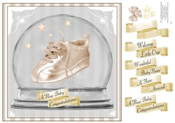 NEW BABY GLOBE UNISEX (gold)