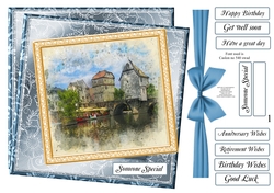 NEW YEAR STASH TOP UP DISTRESSED WATER SCENE