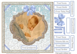 CONGRATULATIONS GRANDPARENTS AND OTHER FAMILY (BOY)