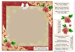 ADD YOUR OWN TOPPER / PHOTO MULTI SENTIMENTS CHRISTMAS 1