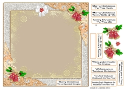 ADD YOUR OWN TOPPER / PHOTO MULTI SENTIMENTS CHRISTMAS 2