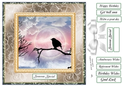 CHOOSE YOUR SENTIMENT PRETTY BIRD SILHOUETTE