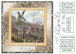 CHOOSE YOUR SENTIMENT WINDMILL IN BLOSSOM
