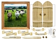 THROUGH GARDEN GATES MULTI USE GET WELL BIRTHDAY ETC 6x6 DOWN ON THE FARM 6